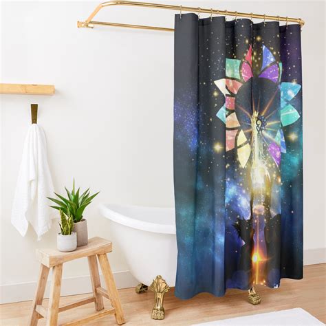 Kingdom Hearts Merch - Combined Keyblade Shower Curtain | Kingdom ...