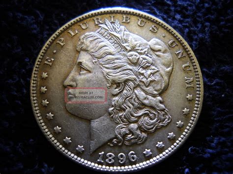 1896 - P Morgan Silver Dollar - Vf/au - Stunning Coin