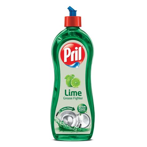 Pril Lime Liquid Dishwash Gel - 750ml | Dish Cleaning Liquid Gel with ...
