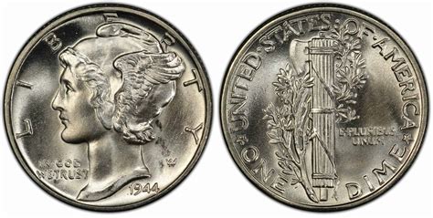 1944 Dime Value: are “D”, “S”, No mint mark worth money?