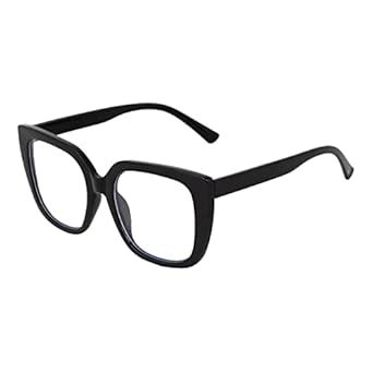 Buy The Tinted Story | Full Rim Oversized Eyeglasses | Women | Black ...