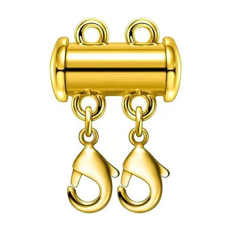 xaoyunyn Magnetic Slide Lock Clasp Necklace Connector for Easy Layered ...