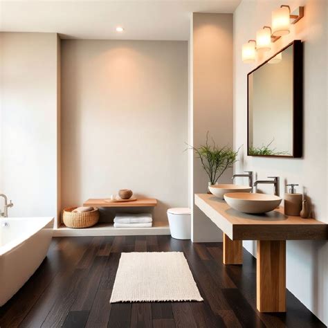 25 Dark Wood Floor Bathroom Ideas That Impress
