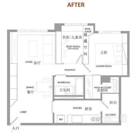 66平米单身Loft 公寓厨房装修图片 L型简欧风格橱柜装修效果图 -橱柜网