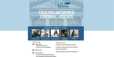 Trauma Informed Criminal Justice, 1025 S Main St, Kenton, 19 December ...