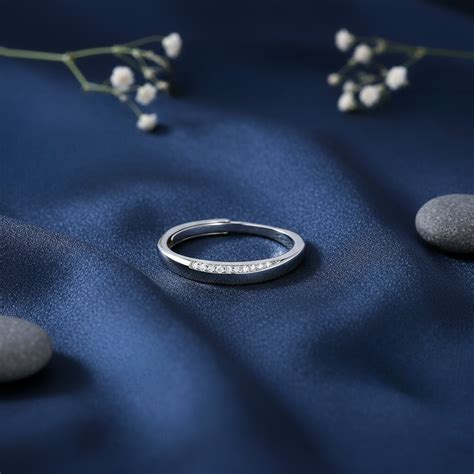 Band of Love Rhodium Plated Ring (Adjustable) – Zavya