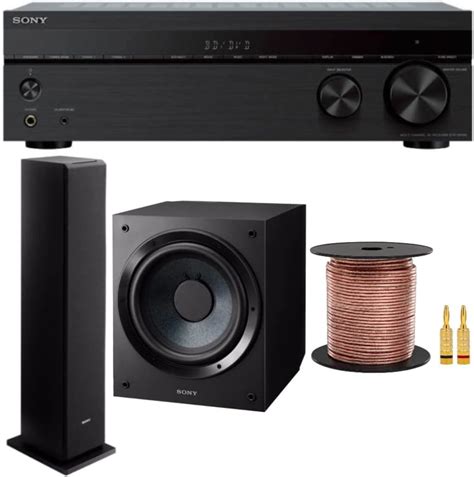 Buy Sony STRDH590 5.2-Channel Home Theater AV Receiver Bundle with ...