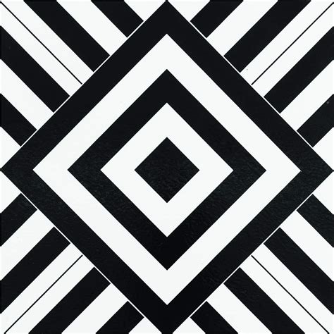 Black White Vinyl Floor Tiles Self Stick – Flooring Site