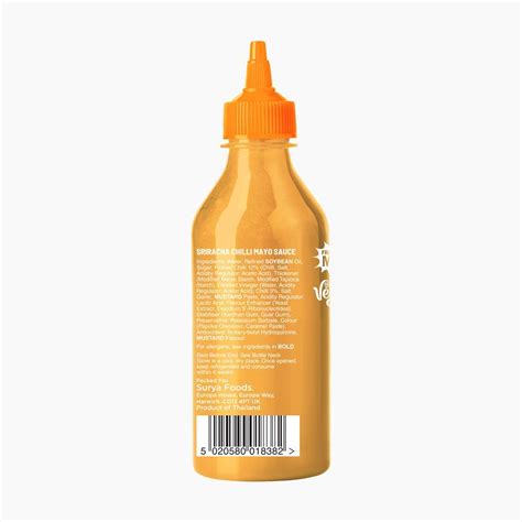 Thai Dragon Sriracha Mayonnaise 455ml. Sriracha Mayonnaise Sauce from ...