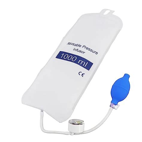 Pressure Infusion Bag, Air Tightness Gauge Dispaly Fluid Pressure Bags ...