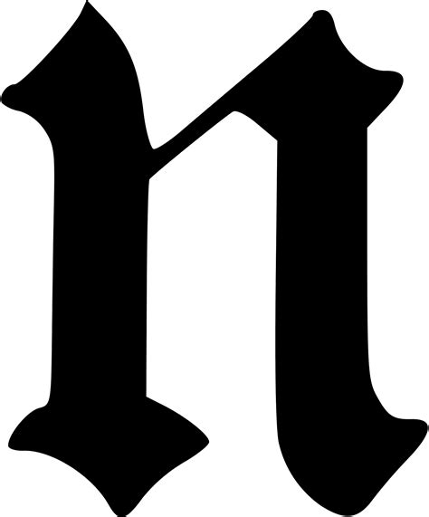 Old English Lowercase N