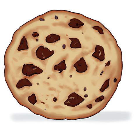 Chocolate Chip Cookie Children's Drawing Cartoon · Creative Fabrica