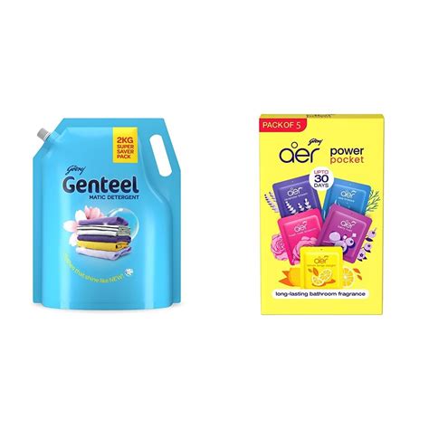 Genteel Liquid Detergent Refill Pouch for Both Top load and Front load ...