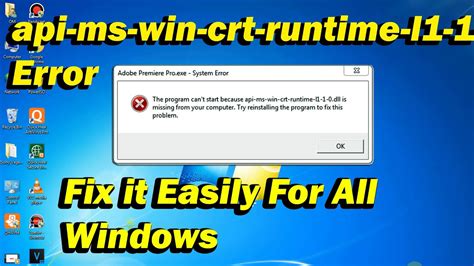 Image result for Install API MS Win CRT