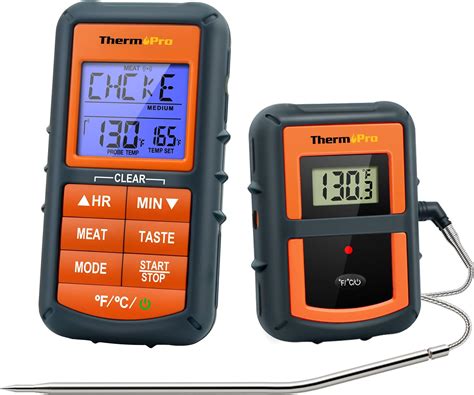 Amazon.com: ThermoPro TP07 Wireless Meat Thermometer for Cooking ...