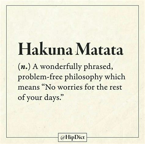 Hakuna Matata: What Does It Actually Mean And How You Can, 45% OFF