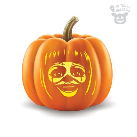 Annabelle Pumpkin Stencil - Allthingshallows.com – AllThingsHallows