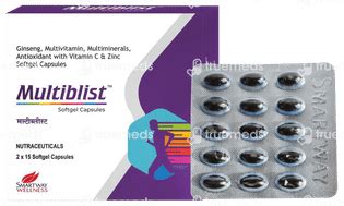 Multiblist Softgel Capsules 30 - Uses, Side Effects, Dosage, Price ...