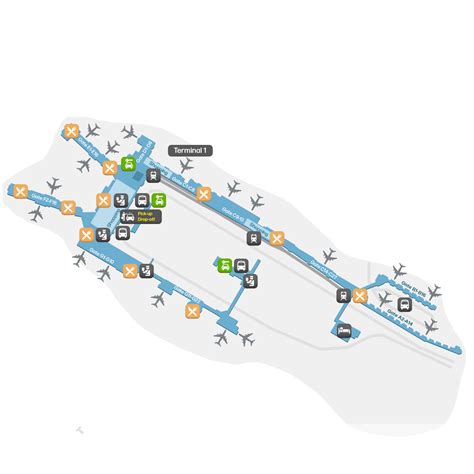 Minneapolis–Saint Paul Airport (MSP) – terminal map | Airportmaps.com