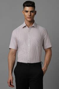 LOUIS PHILIPPE Men Striped Formal White Shirt - Buy LOUIS PHILIPPE Men ...