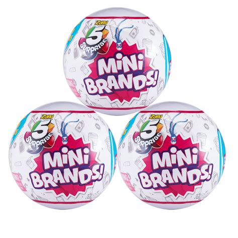 Buy 5 Surprise Mini Brands Mystery Capsule Collectible Toy Online at ...