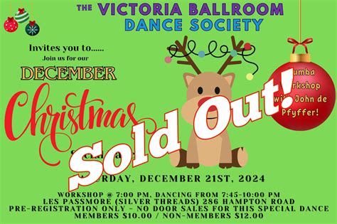 December “Christmas” Social Dance – Victoria Ballroom Dance Society