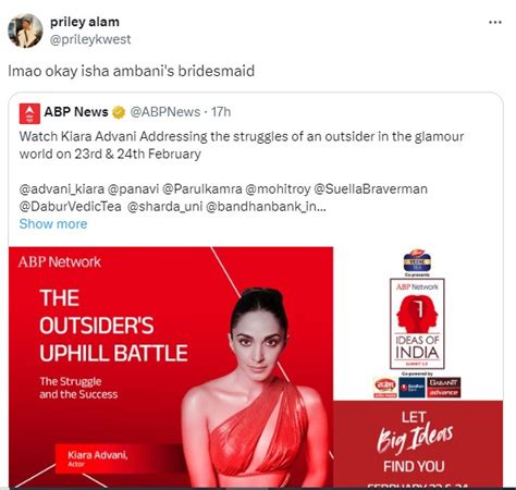 Kiara Advani Shares Struggles Of Being An 'Outsider'; The Internet ...