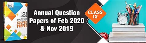 Solved Papers - Annual Examination: ICSE Class 9 for 2021 Examination ...