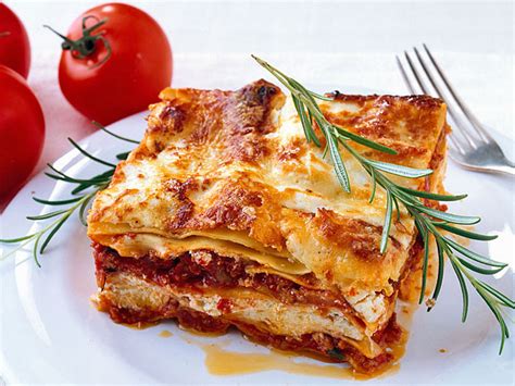 Italienische Küche Lasagne
