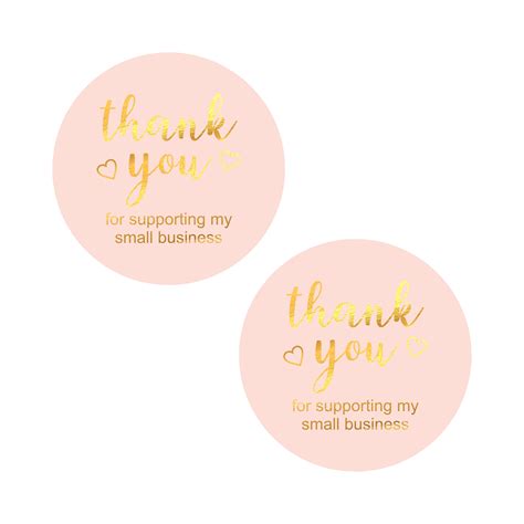 Thank You Stickers for Packaging, Business & Gifting | Sticker Rolls