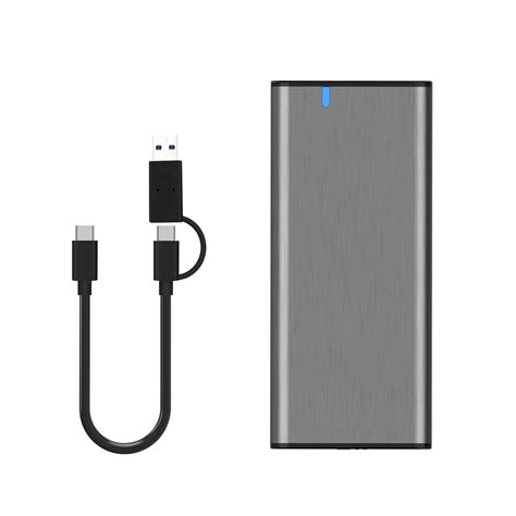 ZORBES® M.2 NGFF SATA SSD Enclosure,NGFF SATA Protocol Aluminum Alloy ...