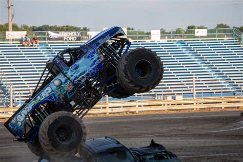 Blue Thunder Monster Truck Wallpaper