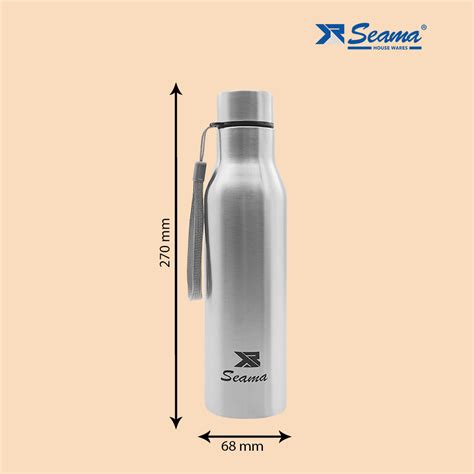 Chira Steel Stainless Steel Water Bottle 750ml (0.75l) – Pack of 2 ...