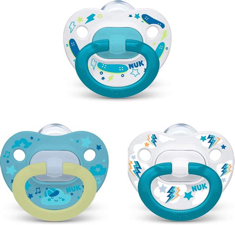 Amazon.com : NUK Orthodontic Pacifier Value Pack, Girl, 6-18 Months ...