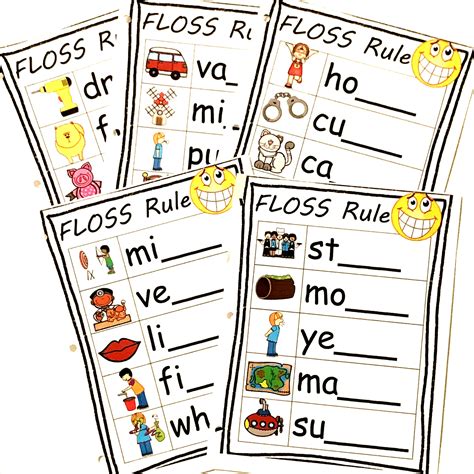 FREE Floss Rule Worksheet