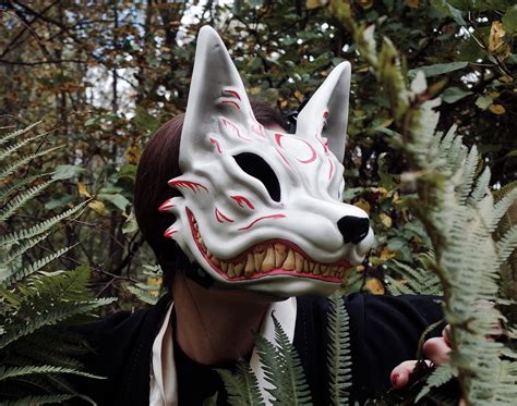 Japanese Demon Fox Mask