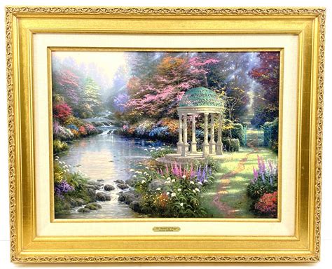 Lot - Thomas Kinkade "The Garden of Prayer" Lithograph