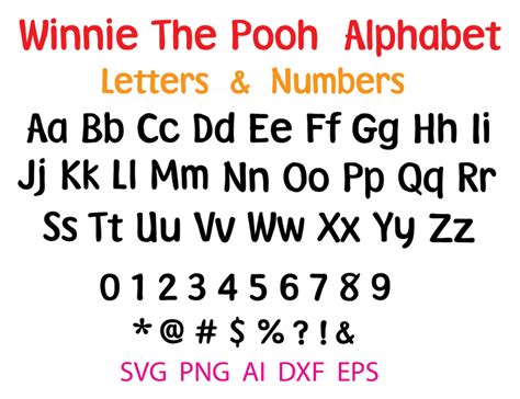 Winnie The Pooh Font - Fonts Hut