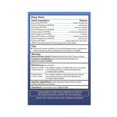 Hyland's Naturals, Calms Forte, 50 Tab – Maple Herbs