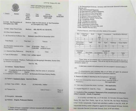 Andhra Land Scam FIR Names Daughters of Supreme Court Judge