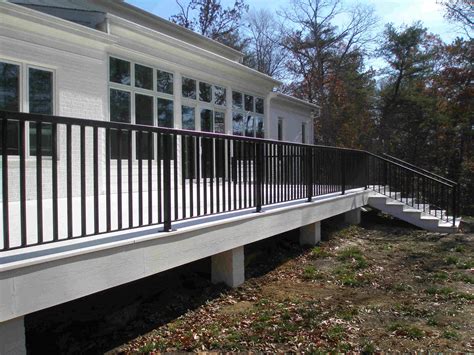 Contemporary Deck Railings and Step Rails in Williamsburg, Virginia ...