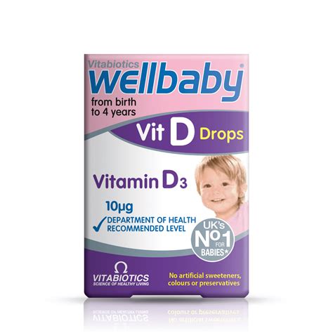 Wellbaby® Vitamin D Drops By Vitabiotics | Baby Supplements