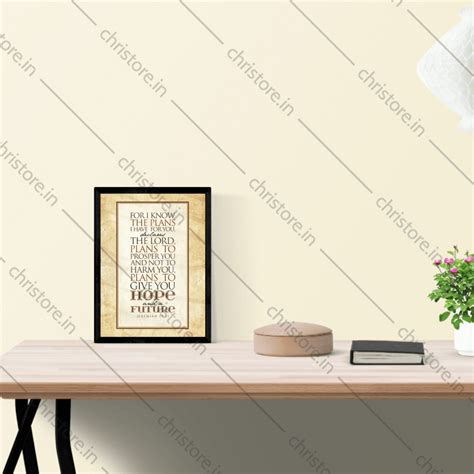 For I Know The Plans Table Top decor - Jeremiah 29:11 Inspiration ...