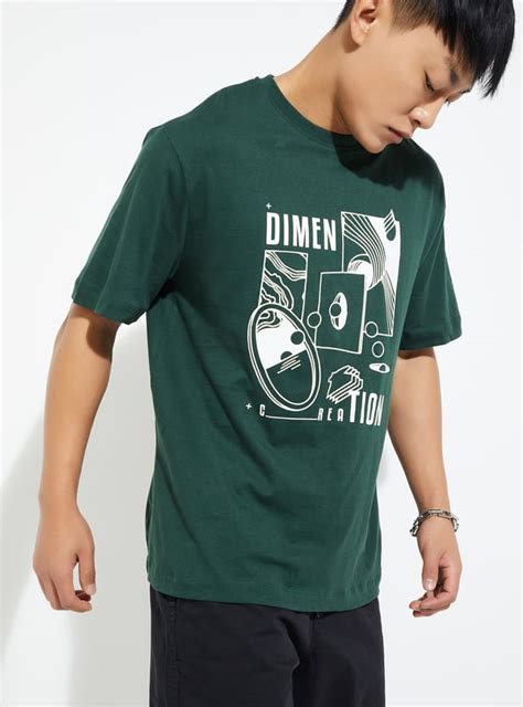 Buy Men Cotton Slim Fit Graphic T-shirt Online at just Rs. 249.0 ...
