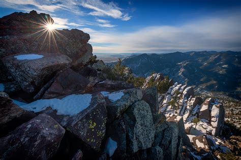 Sunburst on South Boulder Peak Summit. South Boulder Peak, Boulder ...