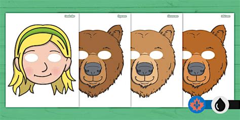 Goldilocks and the Three Bears Drama Masks French