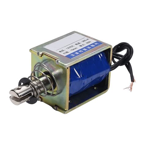 Probots 6V Solenoid 2kg Push - Pull Linear Actuator Motor Electromagnet ...