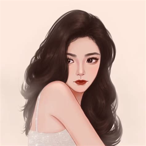 漫画美女头像 的图像结果