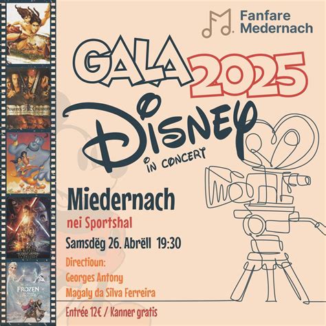 Gala 2025 Disney in Concert, Medernach, Beaufort, 26 April 2025 | AllEvents