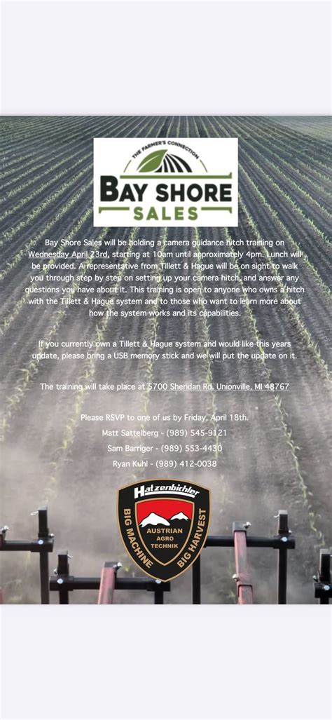 Tillett & Hague Optics Training Seminar, 5700 Sheridan rd Unionville MI ...